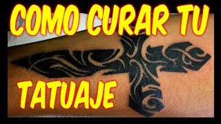 COMO CUIDAR UN TATUAJE RECIÉN HECHO  TATTOO  tattoo fort [upl. by Anelhtak91]