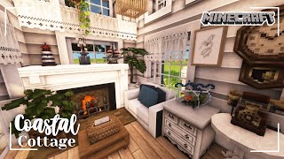 Minecraft 1122 Build  🫧 coastal cottage pt 2  Miniaturia amp Cocricot Mod [upl. by Nolrev935]