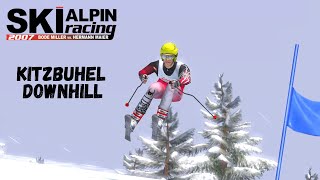 Kitzbuhel Downhill 4K Alpine Ski Racing 2007 [upl. by Aifas894]