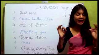 INDIANISM AND CORRECT ENGLISH BY PARUL ARYA [upl. by Annaik]