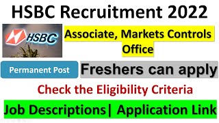 HSBC Recruitment 2022  Career at HSBC  HSBC jobs  Associate jobs  new jobs  job alert  jobs [upl. by Dichy]