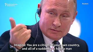 Simply A Scumbag Putin Calls ExSpy Skripal A Traitor [upl. by Nedak]