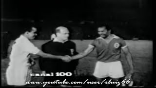 Canal 100  Benfica 2 x 5 Santos  1962  2 jogo  Final Mundial Interclubes [upl. by Asilem365]