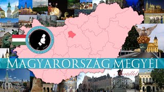 Magyarország megyéi │ Hungarian counties │Hungarian for foreigners [upl. by Anerok]