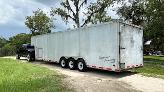 Refurbishing And Upgrading My Gooseneck Enclosed Car Trailer [upl. by Hsenid203]