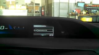 How to reset the tire light  2014 Honda Civic [upl. by Barden]