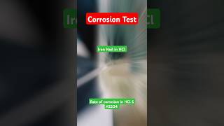 Corrosion Test labactivity youtubeshorts science [upl. by Rochkind]