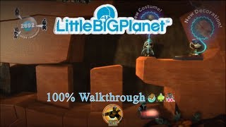 LittleBIGPlanet 720p HD Walkthrough Part 29  Swinging Safari  Coop amp Collected All [upl. by Denise52]