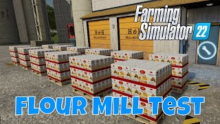 Farming Simulator 22  Production Chain Testing  Is the Flour Mill worth it [upl. by Habas]