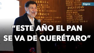 Noroña en Querétaro Vamos por la revocación de mandato INTERVENCIÓN COMPLETA [upl. by Leisam]