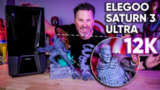 Elegoo Saturn 3 Ultra 12K Resin 3D Printer  ULTRA DETAILS [upl. by Malik391]