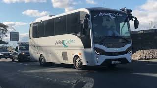 Allied Coaches Bus Dun Laoghaire [upl. by Ydnam]