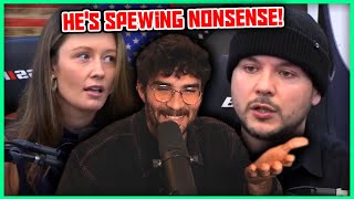 Emma Vigeland EMBARRASSED Tim Pool On His Podcast  Hasanabi Reacts [upl. by Lehcer]