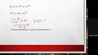 Class Online Session 23 Apr 2020 Part 2  Complete Sufficient Statistics [upl. by Nolitta]