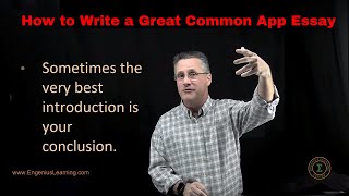 How to Write Common App Essay 4  5 Tips and Tricks [upl. by Olfe745]