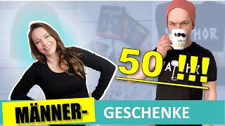 🤯 50 kreative MÄNNERGESCHENKE 💪🏻 [upl. by Devonne]