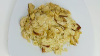 porcini con risotto pranzo [upl. by Ahsilam]