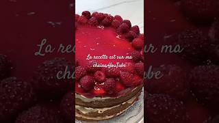 Recette de gâteau au coulis de framboises [upl. by Eleda]