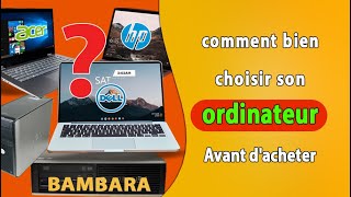 comment acheter un ordinateur BAMBARA [upl. by Nwad]