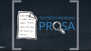 Textbeschreibung Prosa TESTVERSION OHNE SKRIPT [upl. by Neira462]