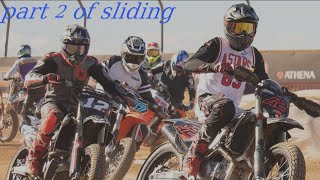 Alex Rins dan Maverick Vinales latihan flat track di sirkuit roccosranch part2 [upl. by Eelrehpotsirhc737]