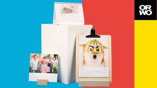 Tischkalender selbst gestalten mit Fotos [upl. by Yhtimit]