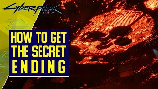 How to get the SECRET ENDING No Spoilers  V Going in SOLO  Cyberpunk 2077 [upl. by Beale586]