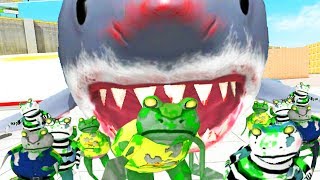 GIANT SHARK EATS ZOMBIE FROGS  Amazing Frog  Part 154  Pungence [upl. by Aneeb]