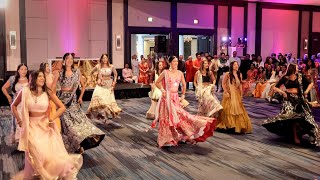 Stunning Sangeet Performance by the Bride and Her Friends and Family  Indian Wedding 4K [upl. by Aara]