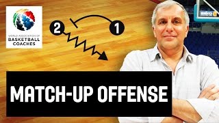 MatchUp Offense  Željko Obradović  Basketball Fundamentals [upl. by Schulman67]