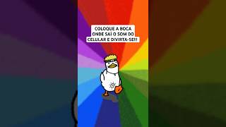 Coloque a BOCA onde SAI o SOM do CELULAR e DIVIRTASE shorts shortsviral [upl. by Bren]