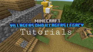 Villagers And Illagers Legacy Addon 120  Tutorial [upl. by Earehs628]