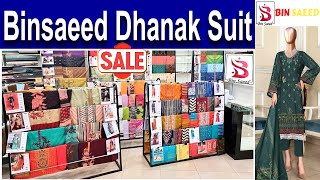 Bin Saeed Luxury Embroidered Dhanak Collection 2024  Winter Sale on MoonFabricsFaisalabad [upl. by Retnuh]