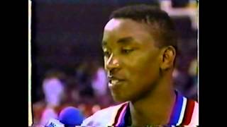 Isiah Thomas Postgame Interview 321990 [upl. by Quick]