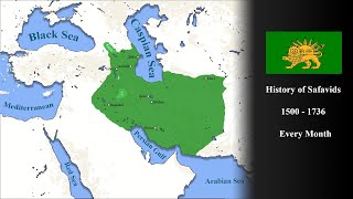 History of Safavid Empire 1500  1736  Every Month [upl. by Ronile]