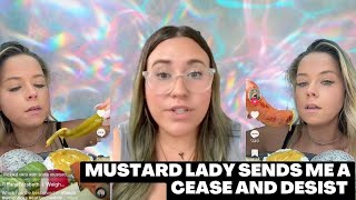 SCIENTOLOGIST Weight Loss TikTok Influencer Sends Me Cease and Desist Mustard Lady Controversy [upl. by Amahs71]