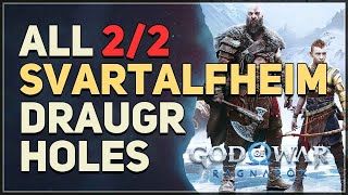 All Svartalfheim Draugr Holes God of War Ragnarok [upl. by Eaneg]