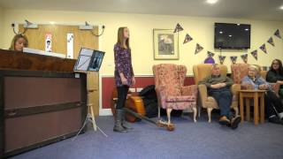 Eleanor Grant sings to her Granny at the Magdalen House Care home in Hadleigh [upl. by Grimbly487]