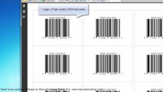 ISSN barcode generator [upl. by Etireuqram]