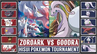 Quarterfinal HISUI ZOROARK vs HISUI GOODRA  Hisui Pokémon Tournament Battle 2 [upl. by Relyuc446]