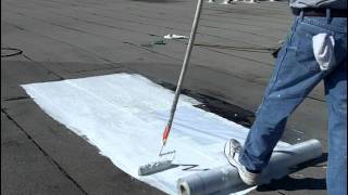 How to Install Elastomeric Roof Coating  Flat Roofs [upl. by Mmada511]