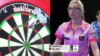 Roz Bulmer v Fallon Sherrock  PDC Womens Series Event 2  Quarter Final [upl. by Amary]