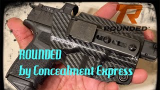 Tuckable IWB KYDEX Holster  ROUNDED by Concealment Express [upl. by Melesa]