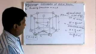 Detailed Analysis of Packing Fraction in HCP [upl. by Kylander481]