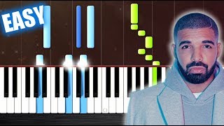 Drake  God’s Plan  EASY Piano Tutorial by PlutaX [upl. by Jamey]