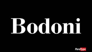 Bodoni Font Download [upl. by Jadd]