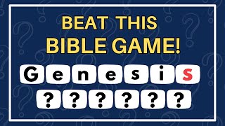 Books of the Bible Game Challenge for the Bible ENTHUSIAST [upl. by Eimme699]