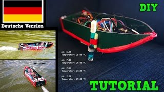 Ferngesteuertes Turbo Jet Boot einfach selber bauen  Umweltdaten damit messen DIY TUTORIAL  FullHD [upl. by Ianaj152]