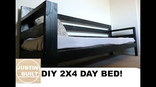 Cheap and Easy 2x4 Day Bed [upl. by Sinnel69]