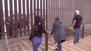 Families divided by USMexico border reunite at San Diego’s Friendship Park [upl. by Iveson]